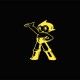 Tee shirt Astro jaune/noir