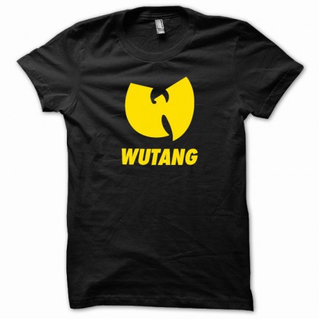 Tee shirt Wu-Tang Clan jaune/noir