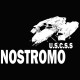 Tee shirt Nostromo Alien blanc/noir