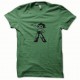 Tee shirt Astro noir/vert bouteille