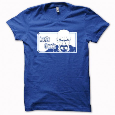 Tee shirt Breaking bad Heisenberg let's cook white / blue