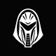 Tee shirt Battlestar Galactica Cylon blanc/noir