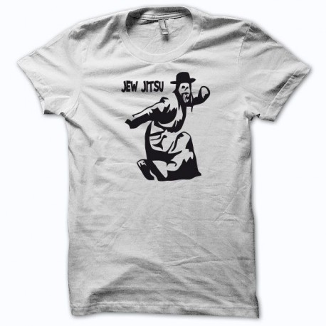 Tee Shirt Jew Jitsu karate black / white