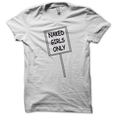 PROJECT X t-shirt naked girls only white slim fit