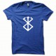 Tee shirt Berserk blanc/bleu royal