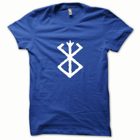 Tee shirt Berserk blanc/bleu royal