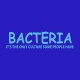 Bacterias de la camisa azul royal microbios