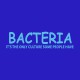 Tee shirt Bacteria microbes bleu royal