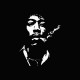 Tee shirt Jimi Hendrix blanc/noir