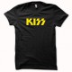 Tee shirt Kiss jaune/noir