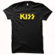 Tee shirt Kiss jaune/noir