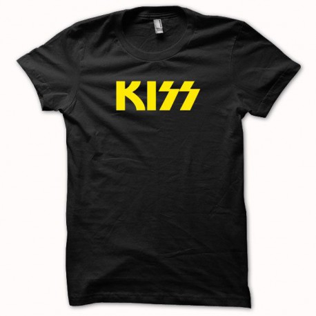 Tee shirt Kiss jaune/noir
