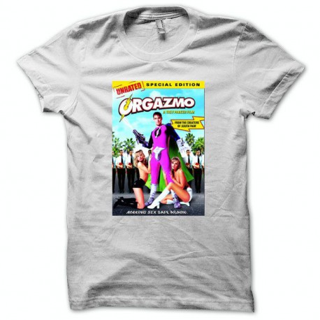 Tee shirt Capitaine Orgazmo blanc