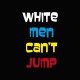 Camisa de los hombres blancos no pueden saltar Negro