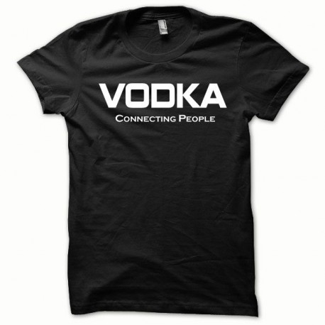 Camisa Vodka Connecting People blanco / negro