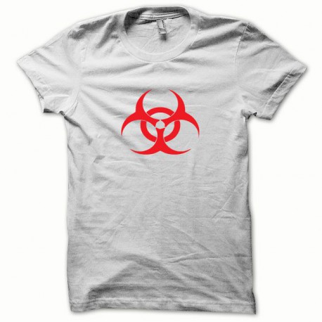 Camisa Biohazard rojo / blanco