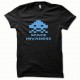 Space Invaders t-shirt blue / black
