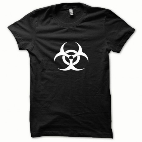 Biohazard shirt white / black