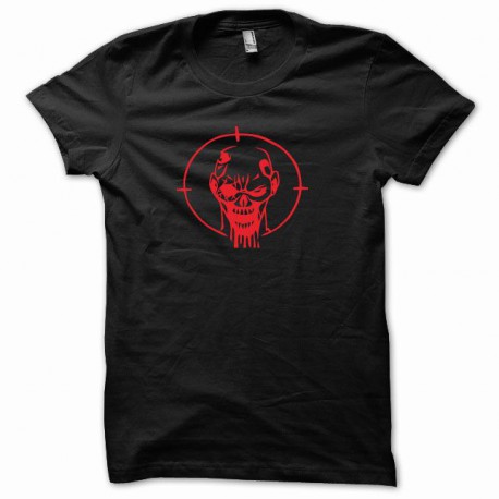 Tee shirt  zombie headshot noir