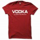 Tee shirt Vodka Connecting People blanc/rouge