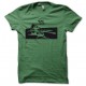 Tee shirt Sniper One shot one kill one mile noir/vert bouteille