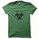 Tee shirt Biohazard noir/vert bouteille