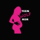 Tee shirt Teen Wolf mom blanc/noir