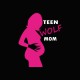 Shirt Teen Wolf mom white / black