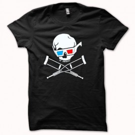 Tee shirt Jackass 3D blanc/noir