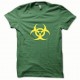 Camisa amarilla Biohazard botella / verde