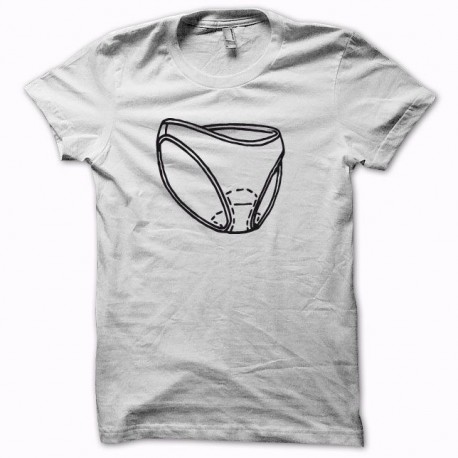 Tee shirt  Vieux slip blanc