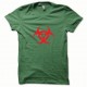 Tee shirt Biohazard rouge/vert bouteille