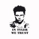 Camiseta club de la lucha de Tyler confiamos en negro / blanco