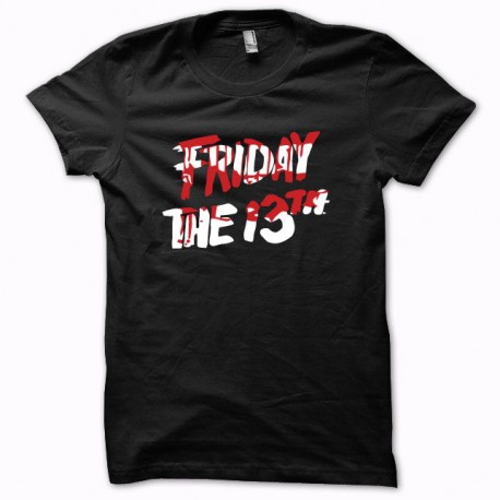 Shirt Friday the 13th Jason Voorhees white / black