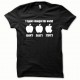 Steve Jobs Apple t-shirt white / black