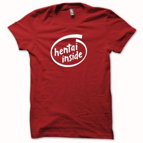 Tee shirt Hentai Inside blanc/rouge