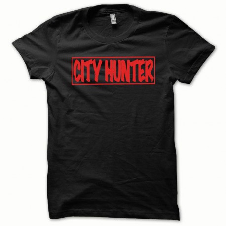 Tee shirt City Hunter rouge/noir