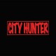 Tee shirt City Hunter rouge/noir