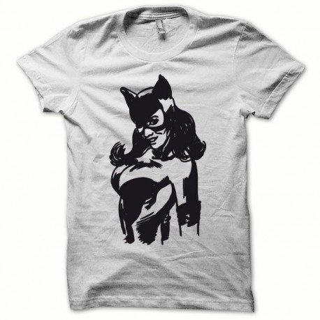 Tee shirt catwoman noir/blanc