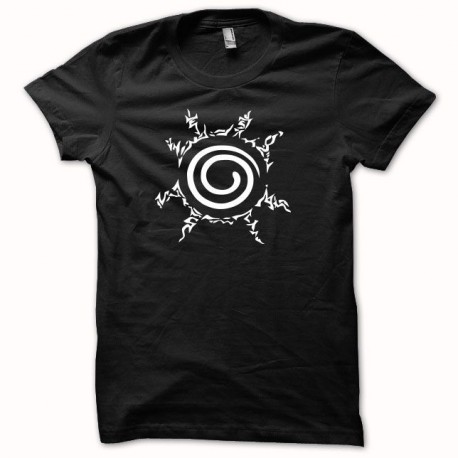 Tee shirt Naruto symbole blanc/noir