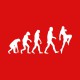 Tee shirt boxe thaïe  muay-thai evolution blanc/rouge