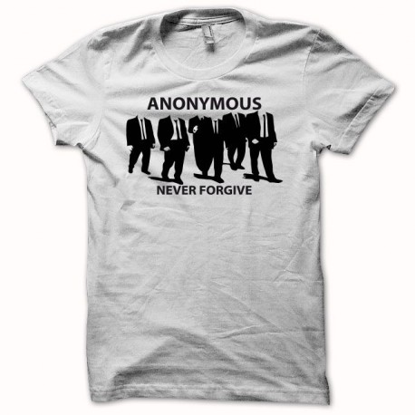 T-shirt hacktivistes Anonymous black slim fit