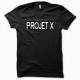 Tee shirt Project X  noir