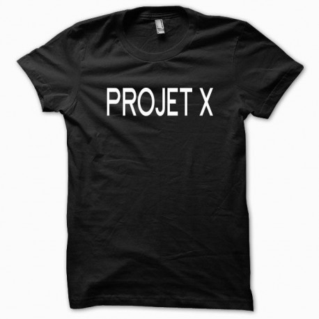 negro camiseta Proyecto X