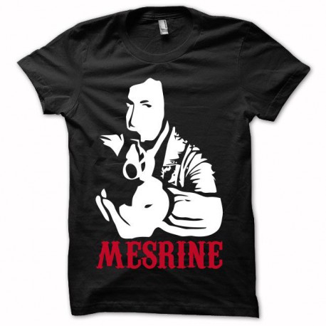 Tee shirt Jacques René Mesrine blanc/noir