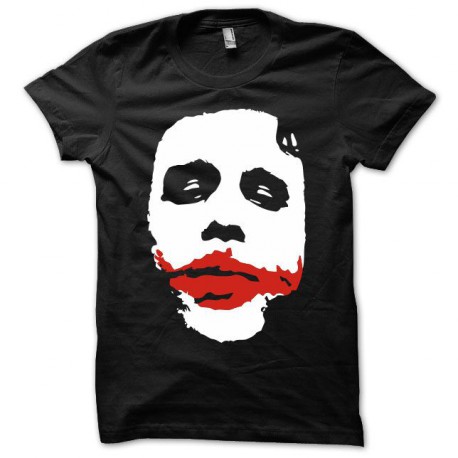 camiseta Batman Joker Heath Ledger blanco/negro