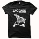 Tee shirt Jackass blanc/noir