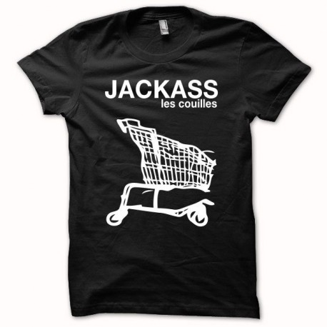 Tee shirt Jackass blanc/noir