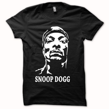 Tee shirt Snoop Dogg blanc/noir