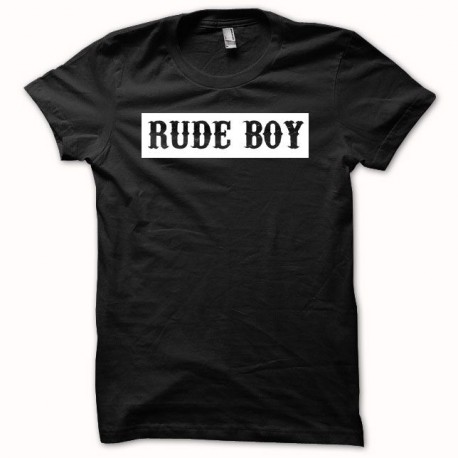 Tee shirt Rude boy noir